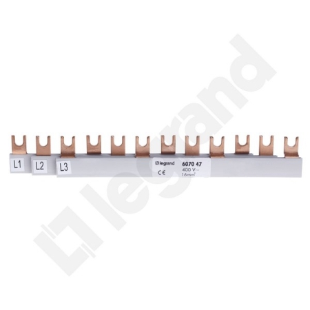 BI3 SZYNA ŁĄCZENIOWA WIDEŁKOWA 16X12 16MM2 80A 3P 12M