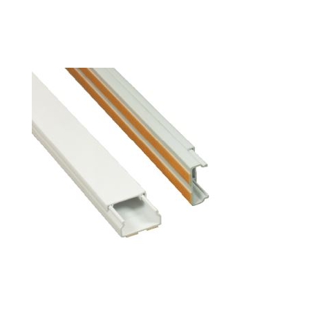 MKI 15X32 TS KANAŁ KABLOWY 2M BIAŁY Z TAŚMĄ SAMOPRZYLEPNĄ