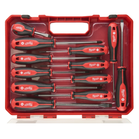 ZESTAW WKRĘTAKÓW W WALIZCE - 12 SZTUK