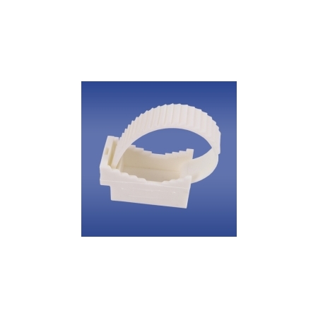 UP-50/10 UCHWYT KABLOWY PRZYKRĘCANY Z OPASKĄ BIAŁY