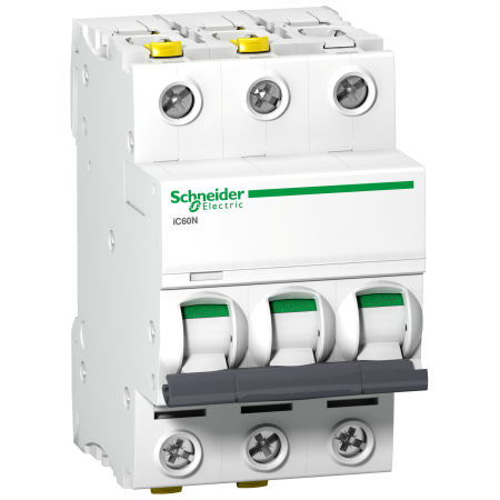 Schneider Electric Wyłącznik nadprądowy Acti9 iC60N-C20-3 C 20A 3-biegunowy, A9F04320