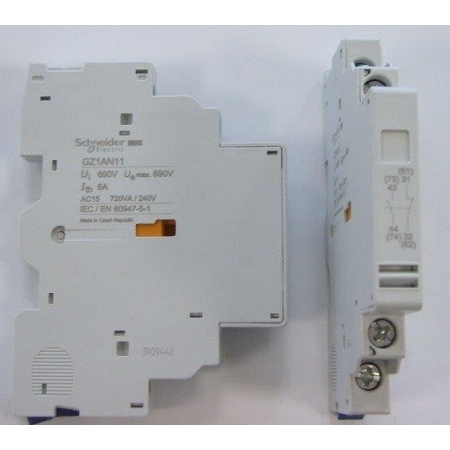 Schneider Electric Styk pomocniczy do wyłącznika GZ1 1NO 1NC, GZ1AN11