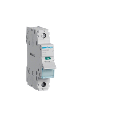 SBN140 ROZŁĄCZNIK IZOLACYJNY 40A 1P 1M 230V AC