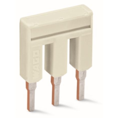 TOPJOBS MOSTEK GRZEBIENIOWY  3X 25A JASNOSZARY