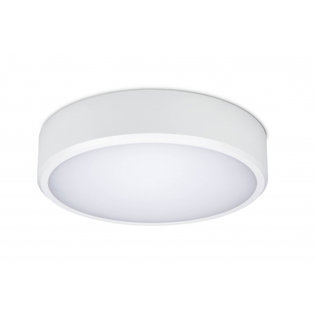 LIDER 23 BIAŁY OPRAWA PLAFON LED OKRĄGŁY 23W NW 4000K 2830LM FI322 IP65 IK09 PC