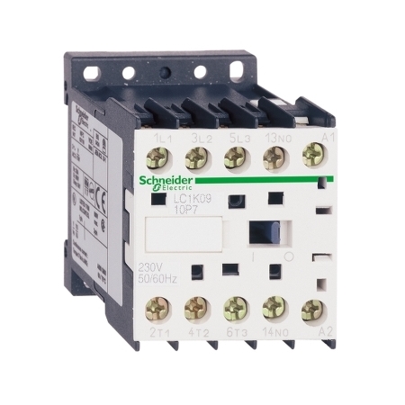 Schneider Electric Stycznik mocy TeSys K AC3 16A 3P 1NO cewka 230VAC zaciski skrzynkowe, LC1K1610P7