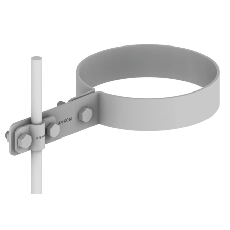 AN-70E/OG/ UCHWYT NA RURĘ SPUSTOWĄ FI 100 MM OCYNKOWANE OGNIOWO