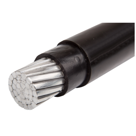 YAKXS 1X300 RMC CZARNY KABEL ZIEMNY AL DRUT 0.6/1KV USIECIOWANY ZAGĘSZCZANY KL.2