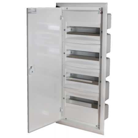 ERP12-4 ROZDZIELNIA PLASTIKOWA PT 48M 4X 12M N+PE IP40 IK10 684X288X120 DRZWI PEŁNE METAL BIAŁY DIDO