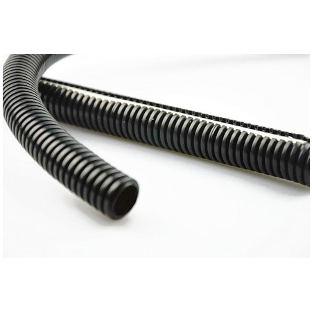 RKLGF 28-50MB CZARNY RURA KARBOWANA SAMOCHODOWA ROZCIĘTA PESZEL LDPE FI28/23