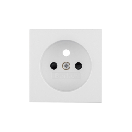 B.KWADRAT MODUŁ BIAŁY PŁYTKA DO GNIAZD 1X Z/U Z PRZESŁONAMI ONE PLATFORM