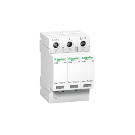 Schneider Electric Ogranicznik przepięć Acti9 iPRD-DC40r-T2-3-1000 3-biegunowy Typ2 65 kA ze stykiem, A9L40281