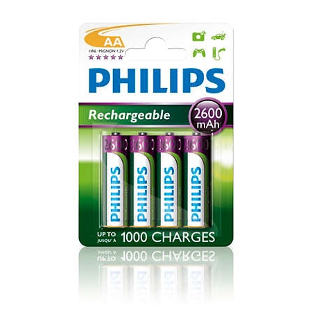 R06/AA AKUMULATOR NIMH MULTILIFE 1.2V 2600MAH FI14.5 H50.5MM 84.0G BLS.4SZT.