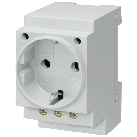 5TE6 GNIAZDO 1X SCHUKO 16A 2.5M NA SZYNĘ TH35