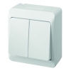 HERMES BIAŁY ŁĄCZNIK NT SERYJNY IP44 ZACISKI ŚRUBOWE 10AX 250V