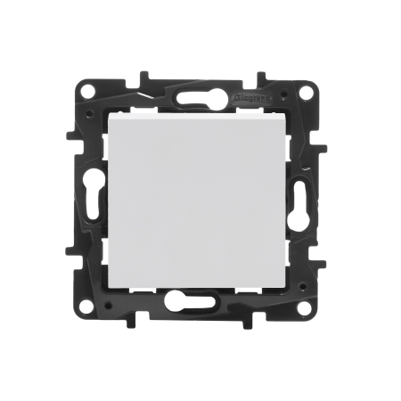 NILOE STEP MODUŁ BIAŁY ŁĄCZNIK 1-BIEGUNOWY ZACISKI SPRĘŻYNOWE 10AX 250V