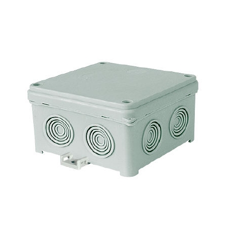 N 80X80F PUSZKA INSTALACYJNA NT 83X83X53MM IP54 Z DŁAWICAMI SZARY