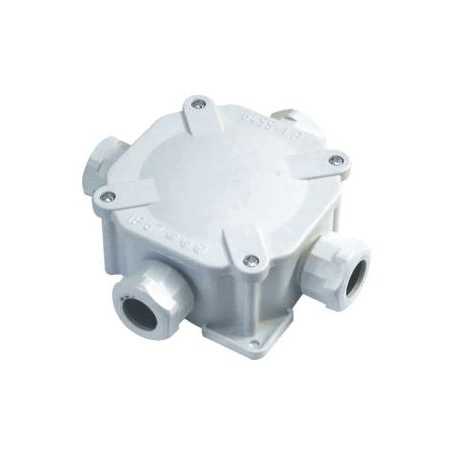 11P A.0035 PUSZKA INSTALACYJNA NT 75X75X33 IP67 PG16 4 DŁAWIKI SZARY