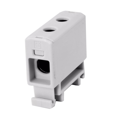 ZŁĄCZKA SZYNOWA PRZELOTOWA 1X AL/CU 2.5-35.0MM2 1000V AC/ 1500V DC ZACISK UNIWERSALNY SZARY