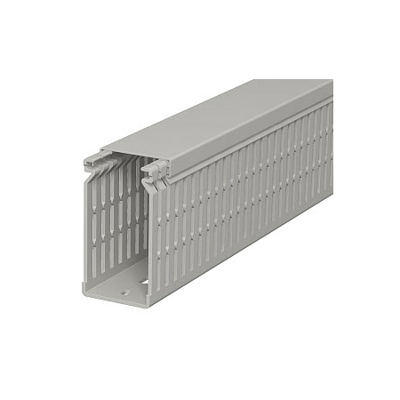 LK4 N 80040 KORYTKO GRZEBIENIOWE PERFOROWANE H80 W40 2M SZARY Z PRZETŁOCZENIEM