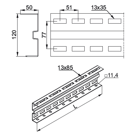 BDFCH120/4.4NMC PROFIL