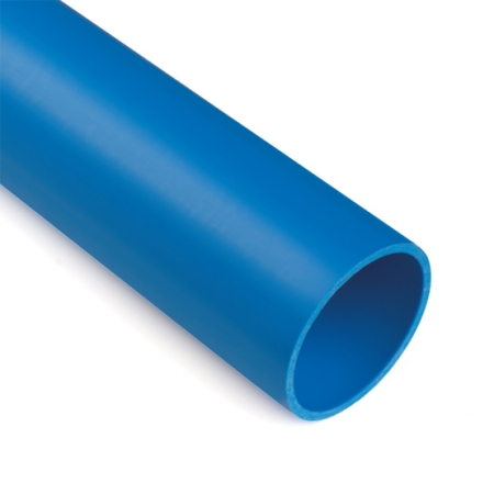 QRG EKO  75-6 NIEBIESKI RURA OSŁONOWA GŁADKA DWUWARSTOWA Z KIELICHEM HDPE FI75/66 450N