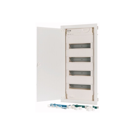 KLV-48UPS-SF ROZDZIELNIA PLASTIKOWA PT 48M 4X 12M N+PE IP30 715X360X100 DRZWI PEŁNE METAL BIAŁY