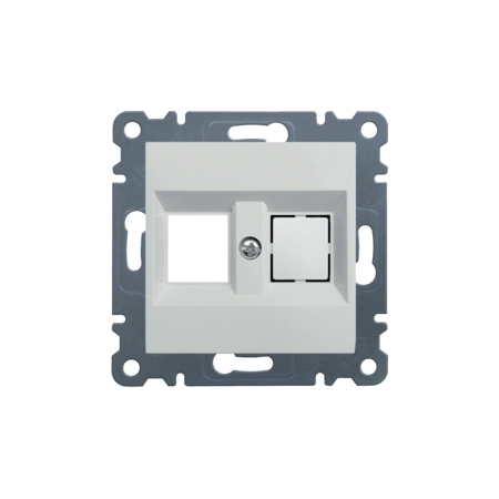 LUMINA SOUL/ INTENSE/ PASSION MODUŁ BIAŁY PŁYTKA DO GNIAZD 2X UAE 8 KEYSTONE PŁASKA