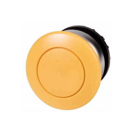M22-DP-Y NAPĘD PRZYCISKU GRZYBKOWEGO Z SAMOPOWROTEM FI36.5 TYTANOWY/ ŻÓŁTY IP67