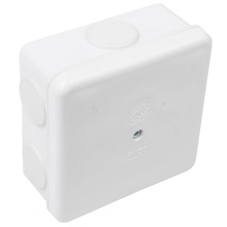 Schneider Electric ELDA Puszka naścienna bez złączki PON56 80x80 mm IP56 biała, PON568080BZL