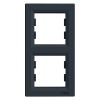 Schneider Electric Asfora, ramka 2-krotna, pionowa, antracyt, EPH5810271