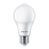 COREPRO ŻARÓWKA LED BULB  8W/ 60W E27 MATOWA 827 WW 2700K 806LM A60 + CZUJNIK RUCHU