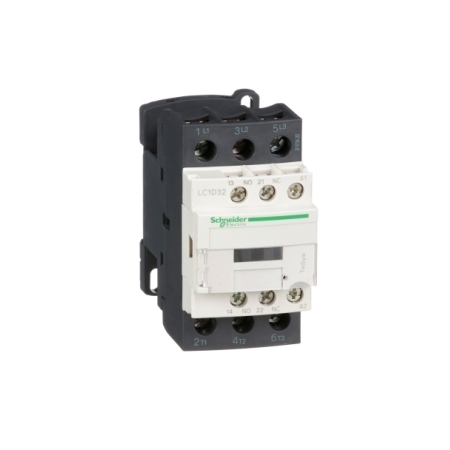 Schneider Electric Stycznik mocy TeSys D AC3 32A 3P 1NO 1NC cewka 24VAC zaciski skrzynkowe, LC1D32B7