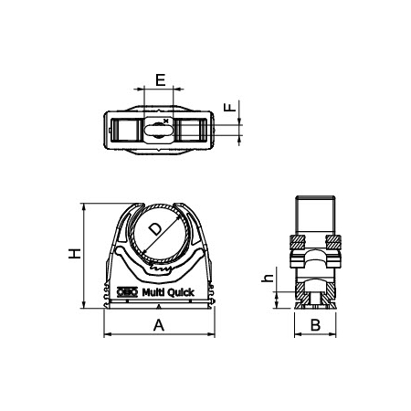 UCHWYT MULTI-QUICK 18.522.5 L