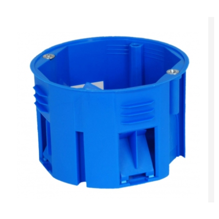 PST 60 PUSZKA INSTALACYJNA PT 1X FI60 46MM DO ŚCIAN ZE STYROPIANEM NIEBIESKI