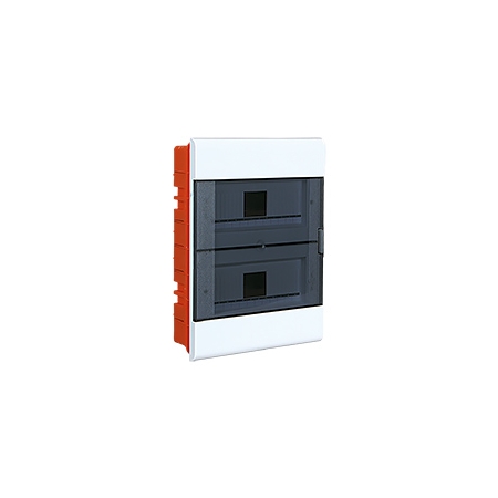 SRP-24 ROZDZIELNIA PLASTIKOWA PT 24M 2X 12M N+PE 397X298X84 IP40 DRZWI DYMNE BIAŁY