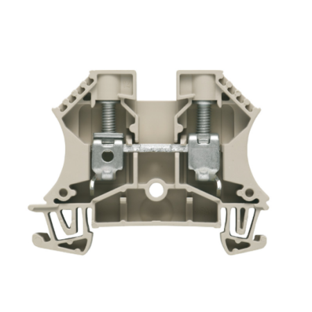WDU 10.0 ZŁĄCZKA SZYNOWA PRZELOTOWA GWINTOWA BEŻ