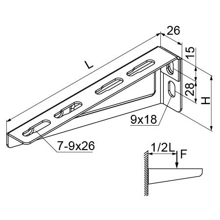 WW 50 WYSIĘGNIK WZMOCNIONY