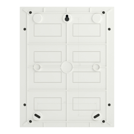 EASY9 ROZDZIELNIA PLASTIKOWA NT 24M 2X 12M N+PE 326X256X103 IP40 IK07 DRZWI DYMNE BIAŁY