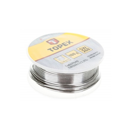 LUT CYNOWY 60% SN, DRUT 1.5 MM, 100 G TOPEX