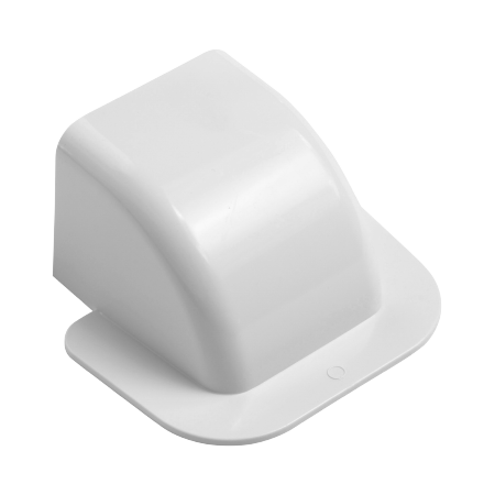 MASKOWNICA WPUST BOCZNY DO KANAŁÓW 80MM BIAŁY