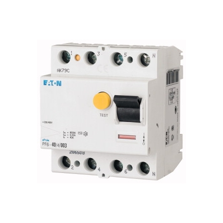 PF6-40/4/03 40A/ 300MA/AC WYŁĄCZNIK RÓŻNICOWY 40A 4P 4M 300MA AC 6KA