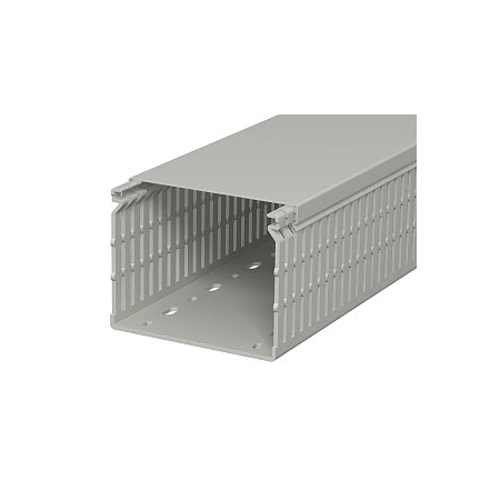 LK4 N 80100 KORYTKO GRZEBIENIOWE PERFOROWANE H80 W100 2M SZARY Z PRZETŁOCZENIEM