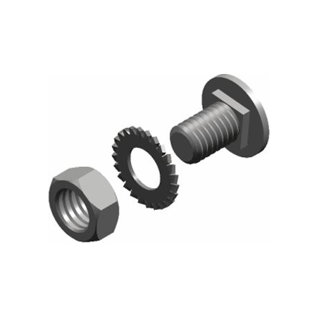 SGM 6X10 ŚRUBA Z ŁBEM GRZYBKOWYM OP.100 SZT