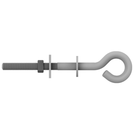 AN-100A/OG/ ŚRUBA HAKOWA M16X160 OCYNKOWANE OGNIOWO