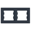 Schneider Electric Asfora, ramka 2-krotna, pozioma, antracyt, EPH5800271
