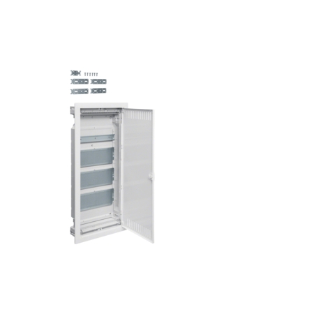 ROZDZIELNIA PLASTIKOWA PT MULTIMEDIALNA 3X PŁYTA 1X TH35 IP30 755.5X348X94.5 DRZWI WENT BIAŁY VOLTA