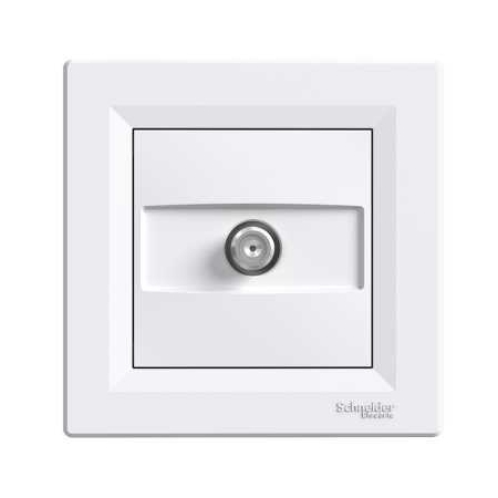 Schneider Electric Asfora, gniazdo SAT końcowe 1dB, biały, EPH3700121