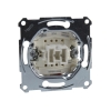 Schneider Electric Merten, mechanizm łącznika pojedynczego, zacisk bezśrubowy, 250V AC 10A, MTN3111-0000
