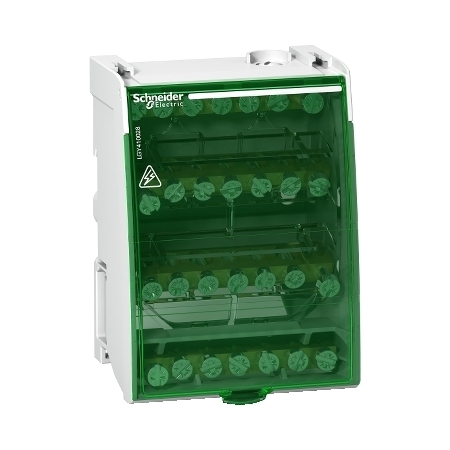 Schneider Electric Blok dystrybucyjny Acti9 śrubowy 28 otworów 100A 4P, LGY410028